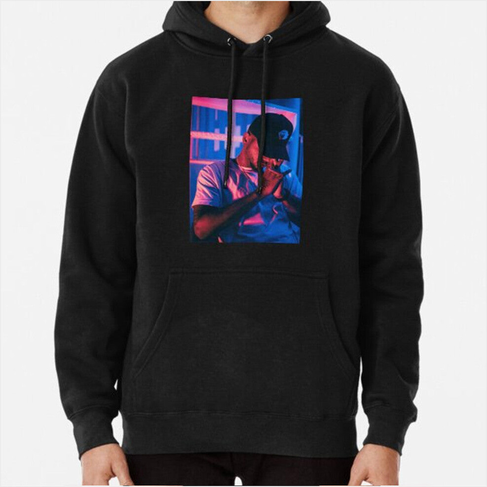 White Tiller Ghost Classic Hoodie Bryson Tiller Merch Gift Ideas For Fans BFF Gifts Ideas