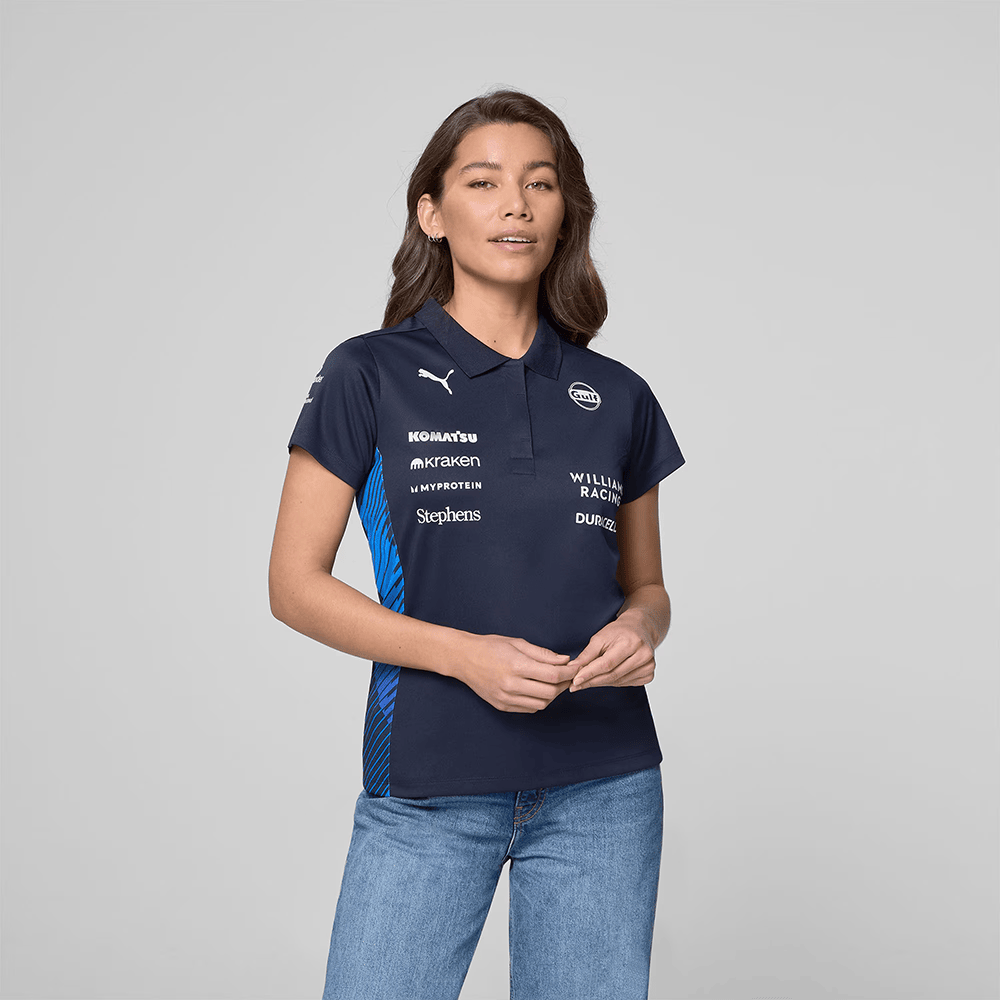 Williams F1 Merch Williams Racing 2025 Team Polo Shirt Williams F1 Merch Gifts For Wife