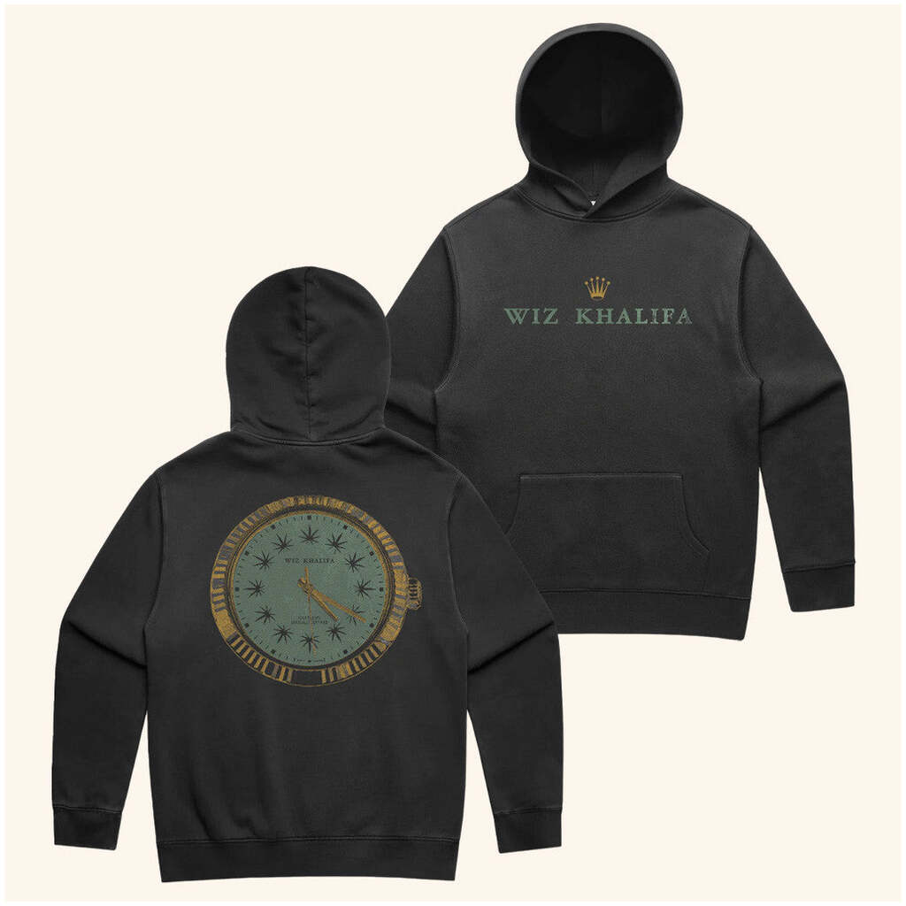 Wizkhalifa Merch Kush Time Hoodie Unique Gift For Boyfriend Birthday Gifts For BFF
