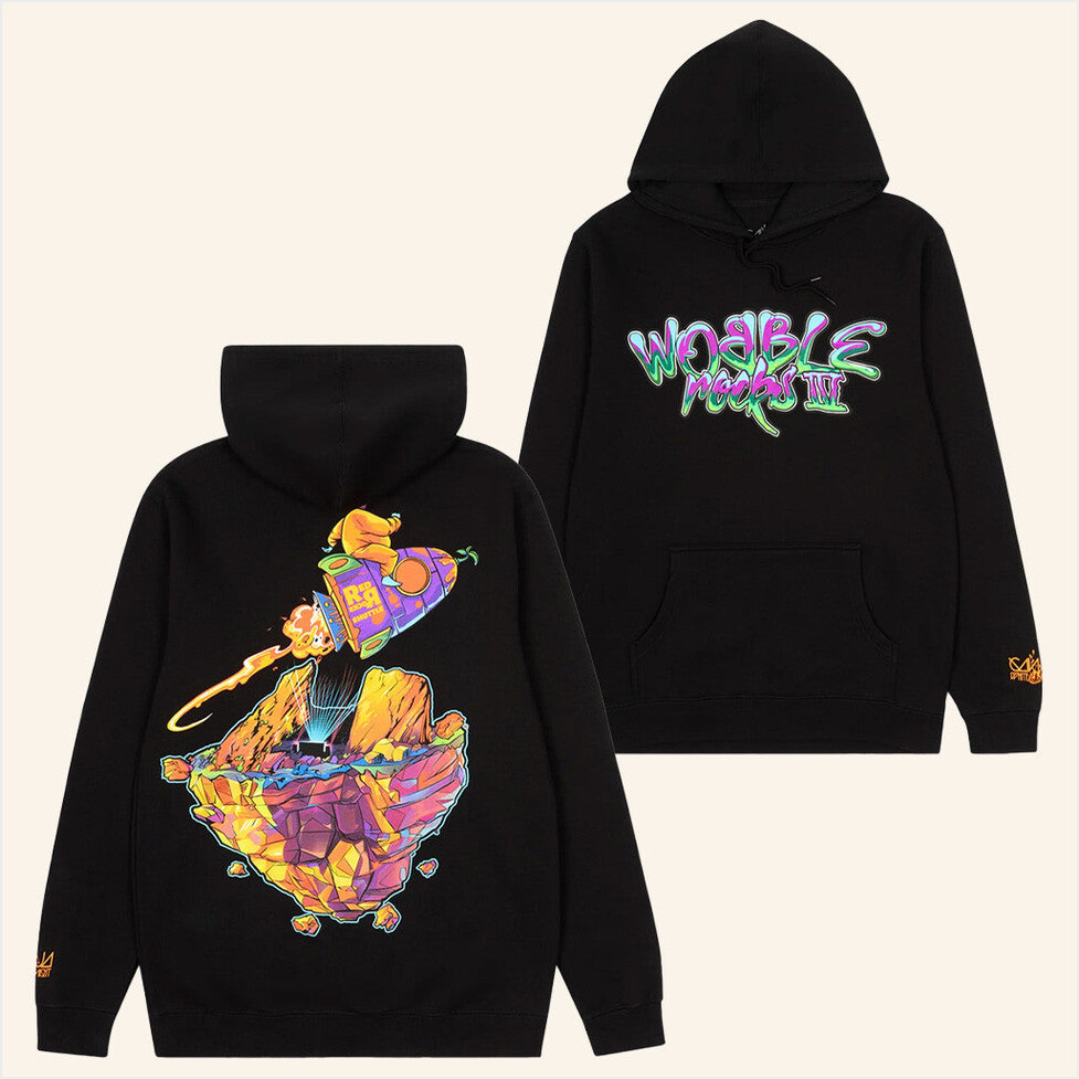 Wobble Rocks Iv Hoodie Ganja White Night Merch Cool Gifts For Music Lovers Gifts For Best Friend
