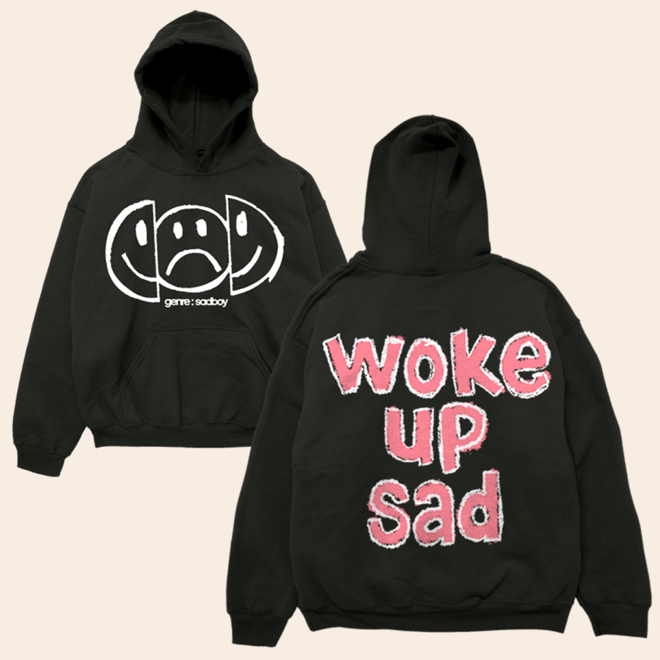 Woke Up Sad Hoodie MGK Merch Machine Gun Kelly Merchandise Good Mothers Day Birthday Gifts