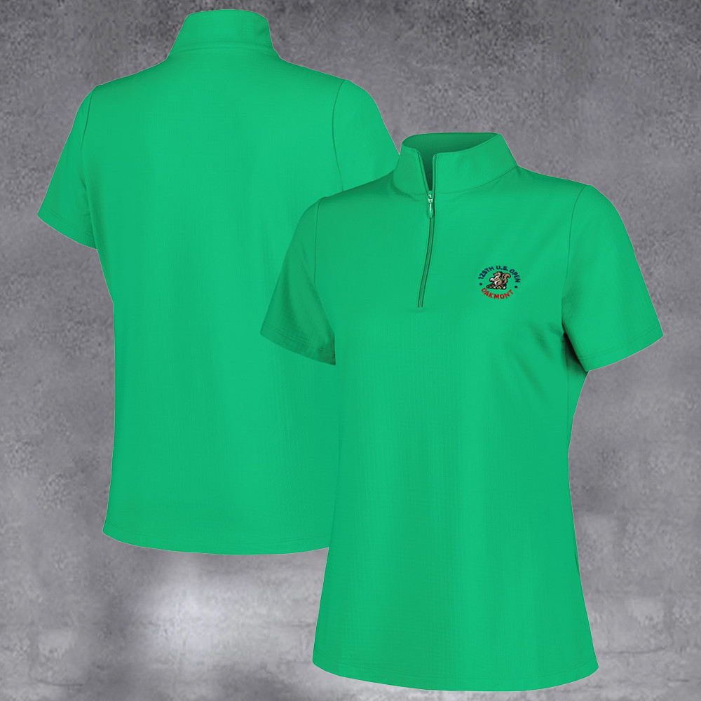 Women's 2025 U.S. Open Green Icefil Polo Best Ever Gifts For Her