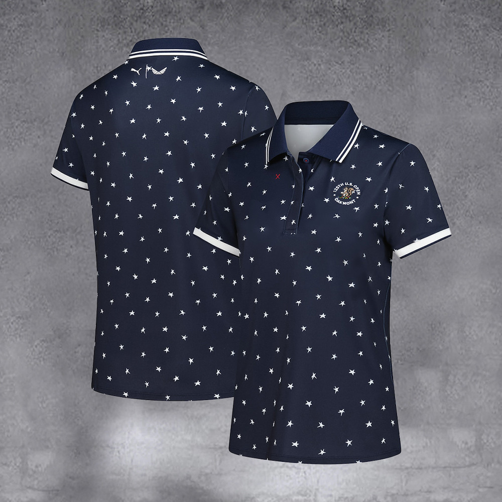 Women's 2025 U.S. Open Navy Volition Dancing Stars Polo Gifts For Mom