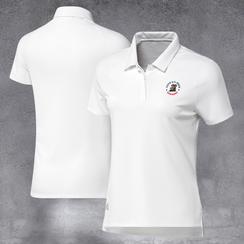 Women's 2025 U.S. Open White 365 Heat Ready Polo Best Ever Gifts For Her