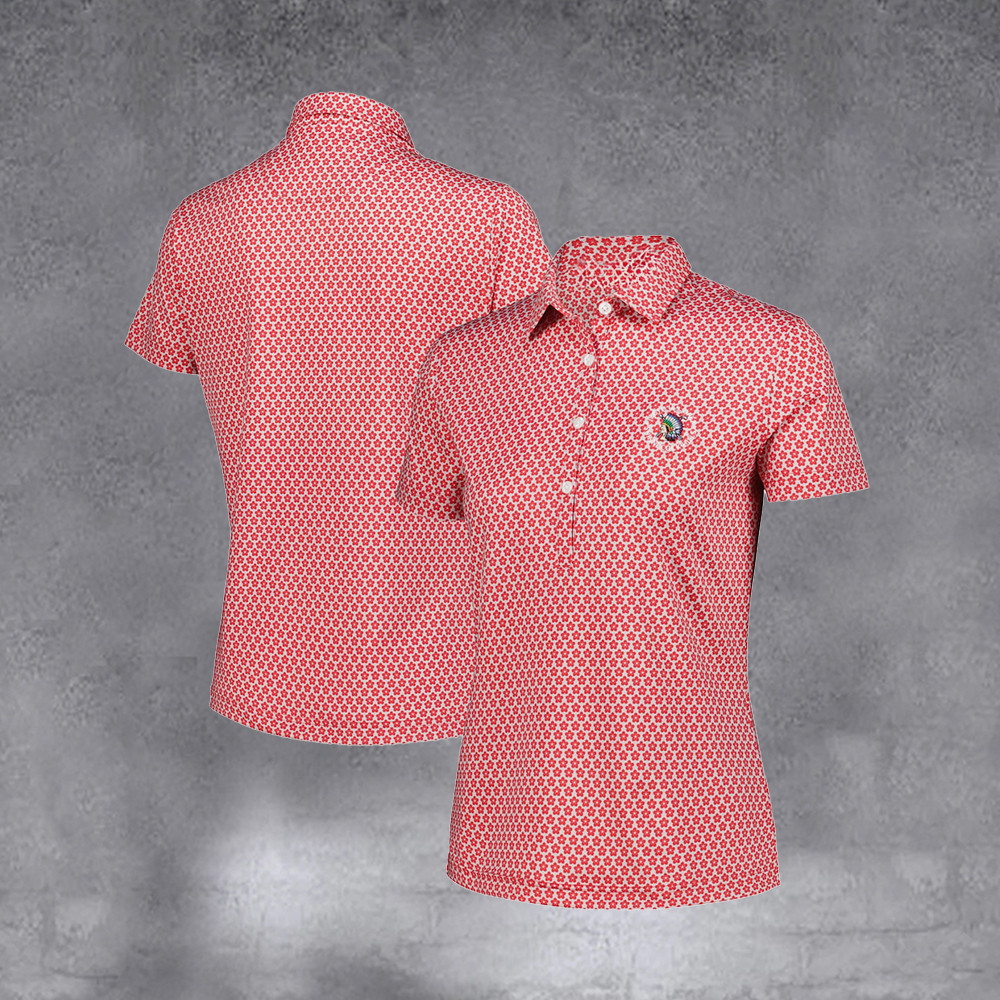 Women's 2026 U.S. Open Championship Red Ecotec Qb1 Polo Gifts For Her