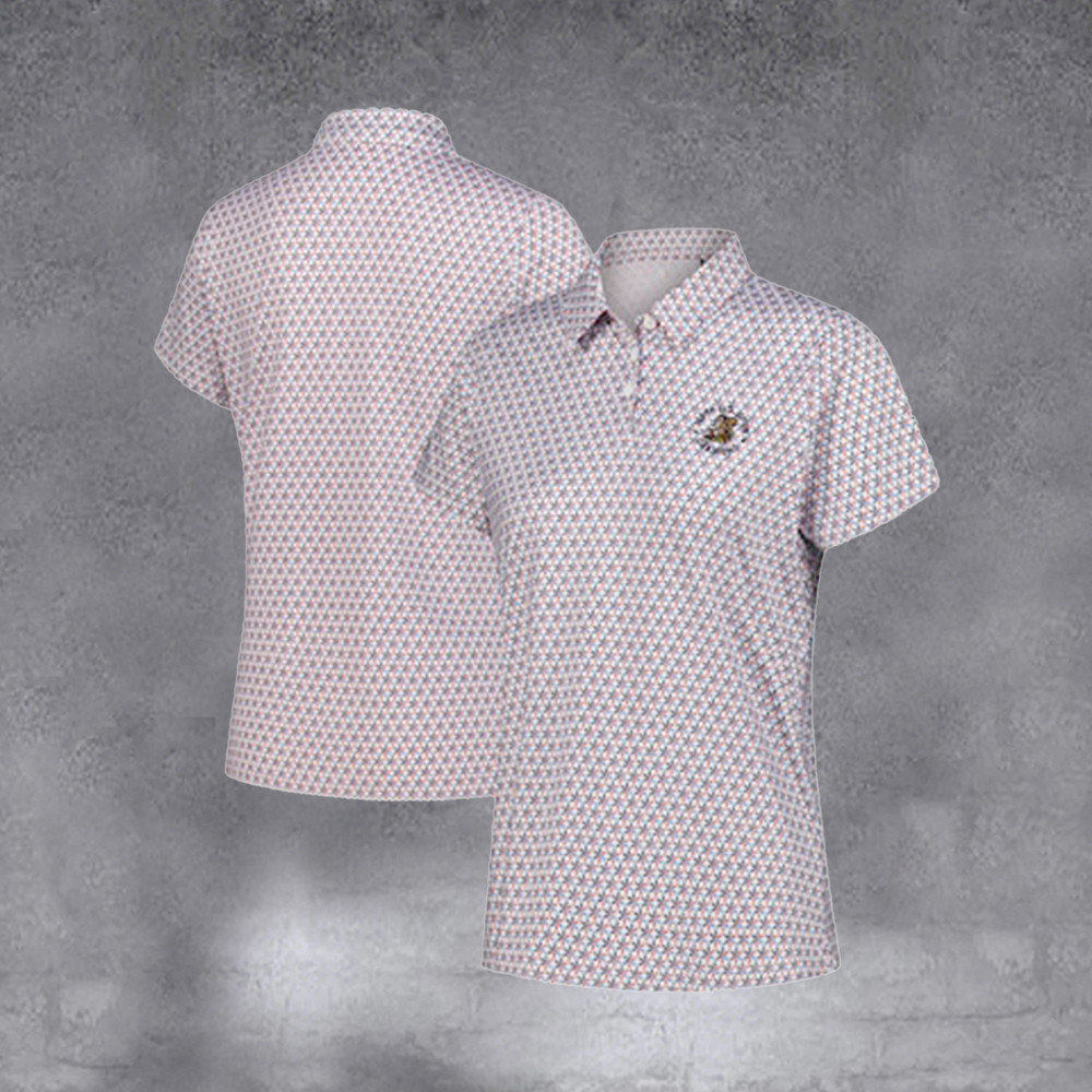 Women's White 2025 U.S. Open Star Polo Idea Present For Him