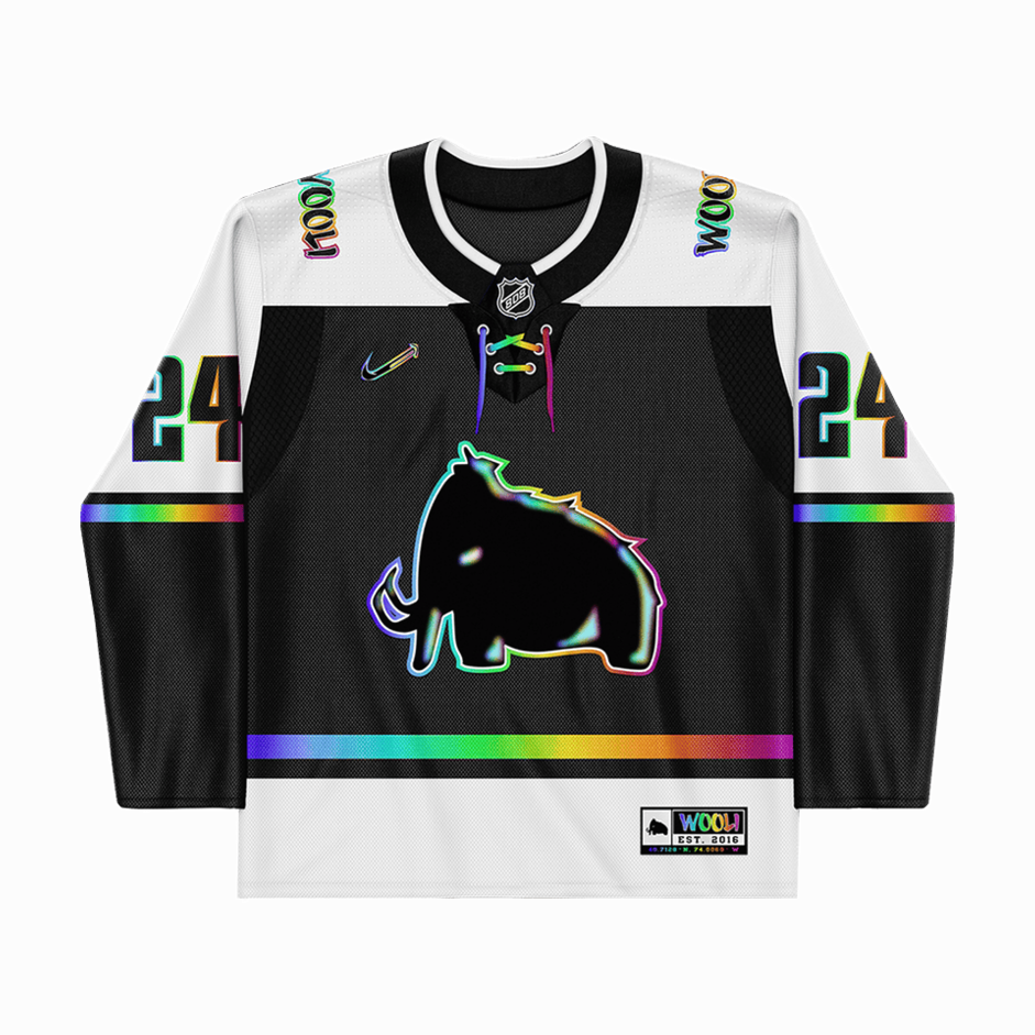Wooli Merch Wooli Rainbow Hockey Jersey Best Father's Day Special Gifts Gifts For Friends