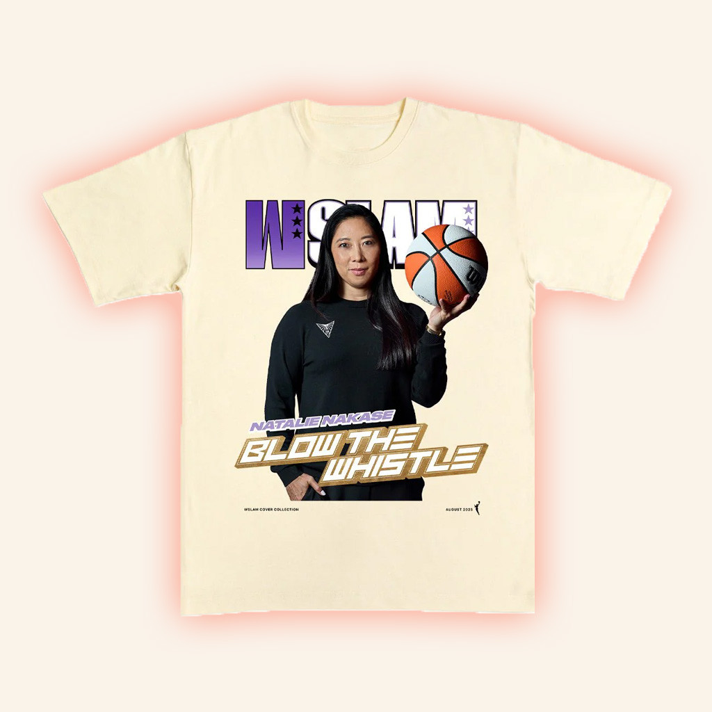 WSLAM Merch Natalie Nakase Blow The Whistle T-Shirt Basketball Enthusiast Gifts