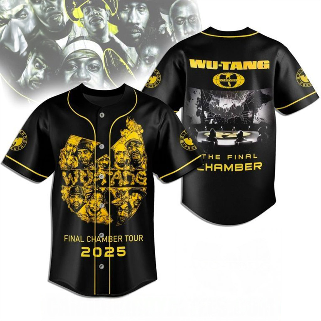 Wu-Tang Clan Final Chamber Tour 2025 Baseball Jersey Wu-Tang Clan Merch Father Gifts