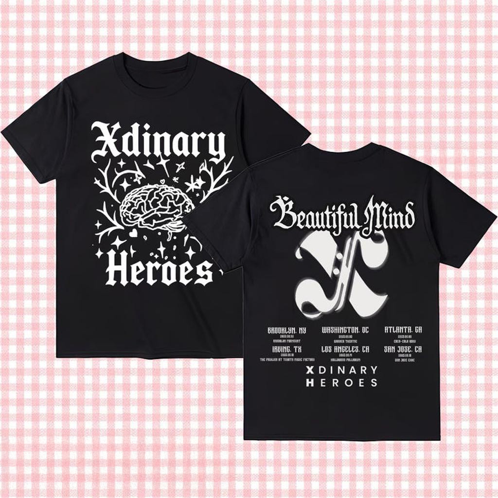 Xdinary Heroes Beautiful Mind World Tour Shirt Xdinary Heroes T-Shirt Xdinary Heroes World