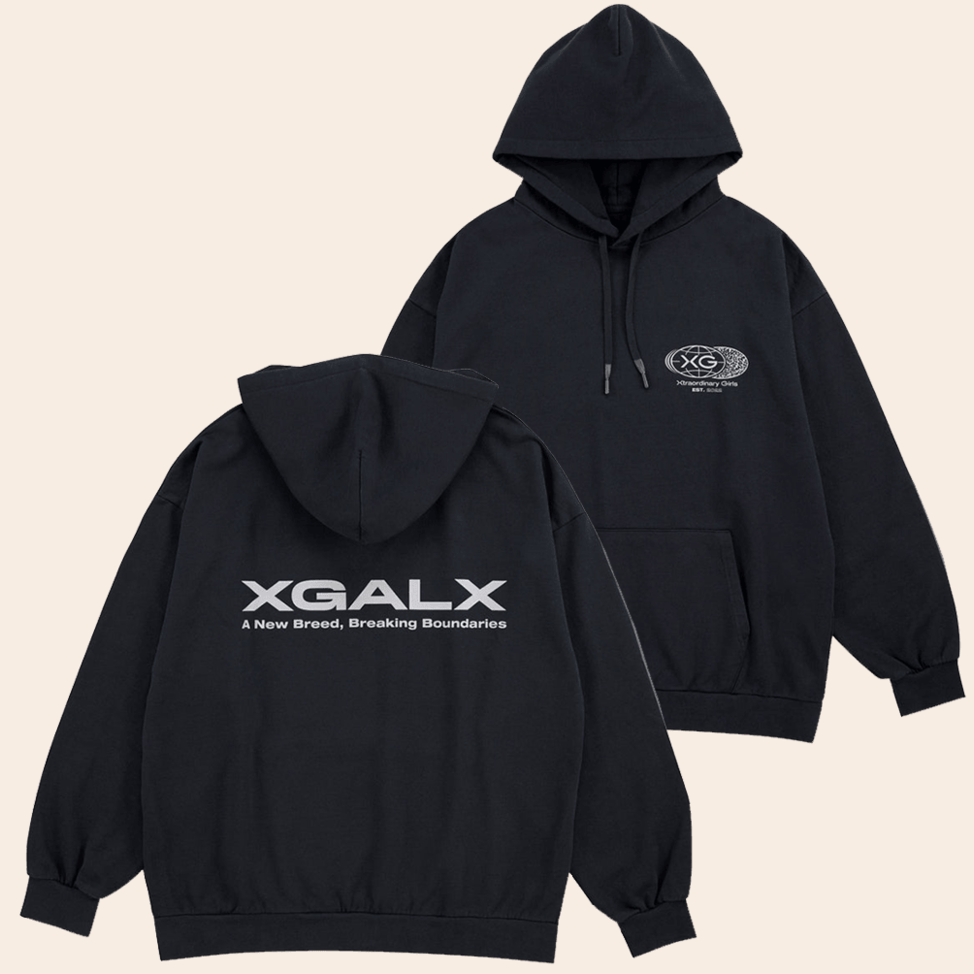 XGALX Merchandise Pigment Dyed Hoodie XG Merch Father's Day Birthday Gifts For Band Fans