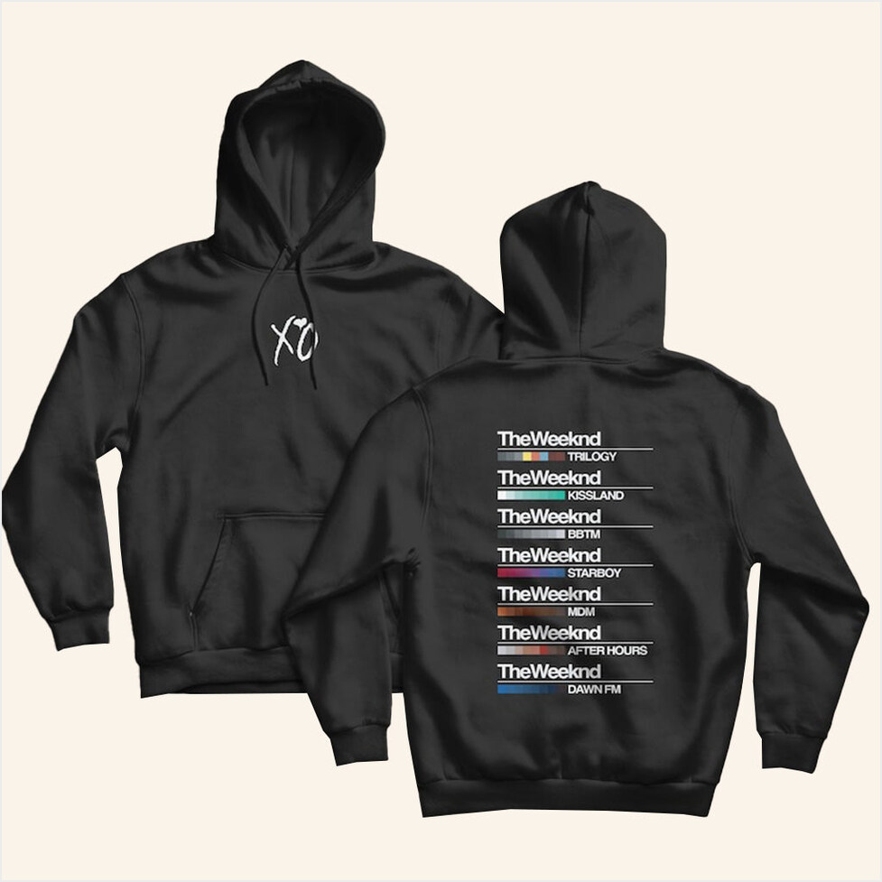 XO Hoodie The Weeknd Merch Best Birthday Gifts For Best Friend Christmas Presents