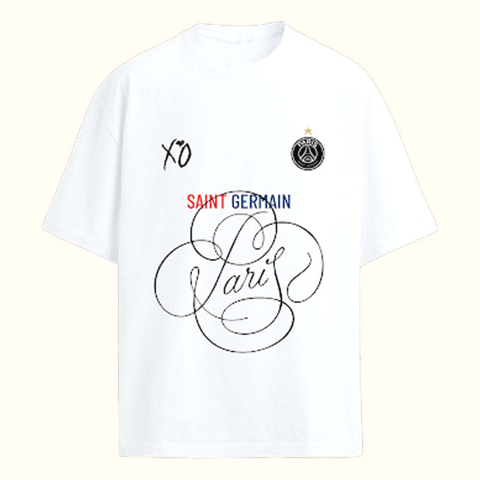 Xo Merch Psg X Xo White T-Shirt Gifts For Best Friends Birthday Gifts For Sister
