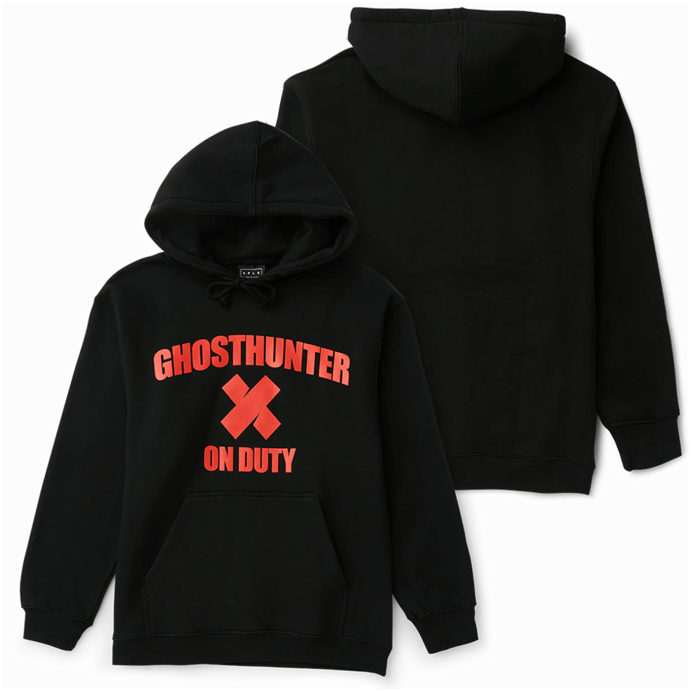 XPLR Merch Sam And Colby Hoodie Ghost Hunter On Duty Hoodie Father's Day Gifts For Husband
