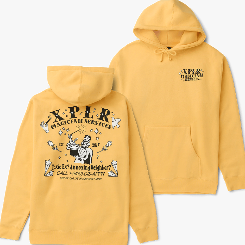 XPLR Merch Sam And Colby XPLR Magician Services Hoodie Dad Gifts For Father's Day 2025