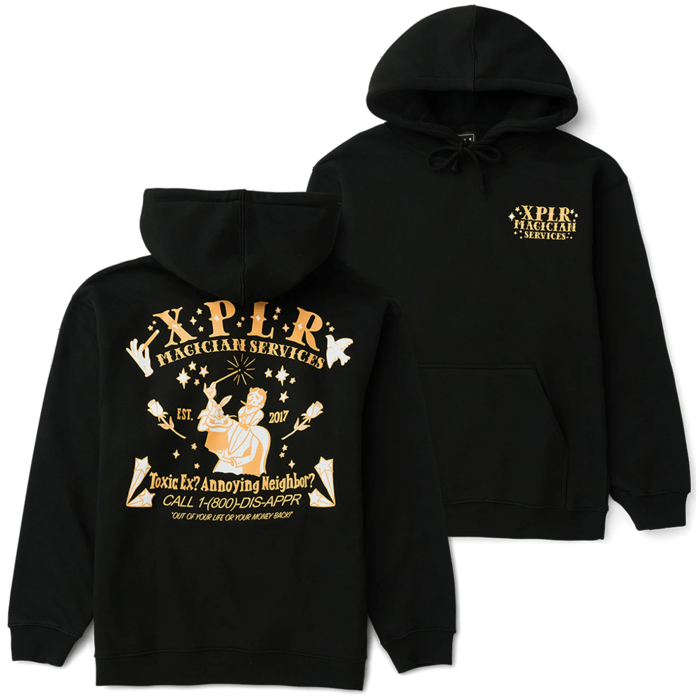 XPLR Merch Sam And Colby XPLR Magician Services Hoodie Unique Father'sDay Gifts Gifts For BFF