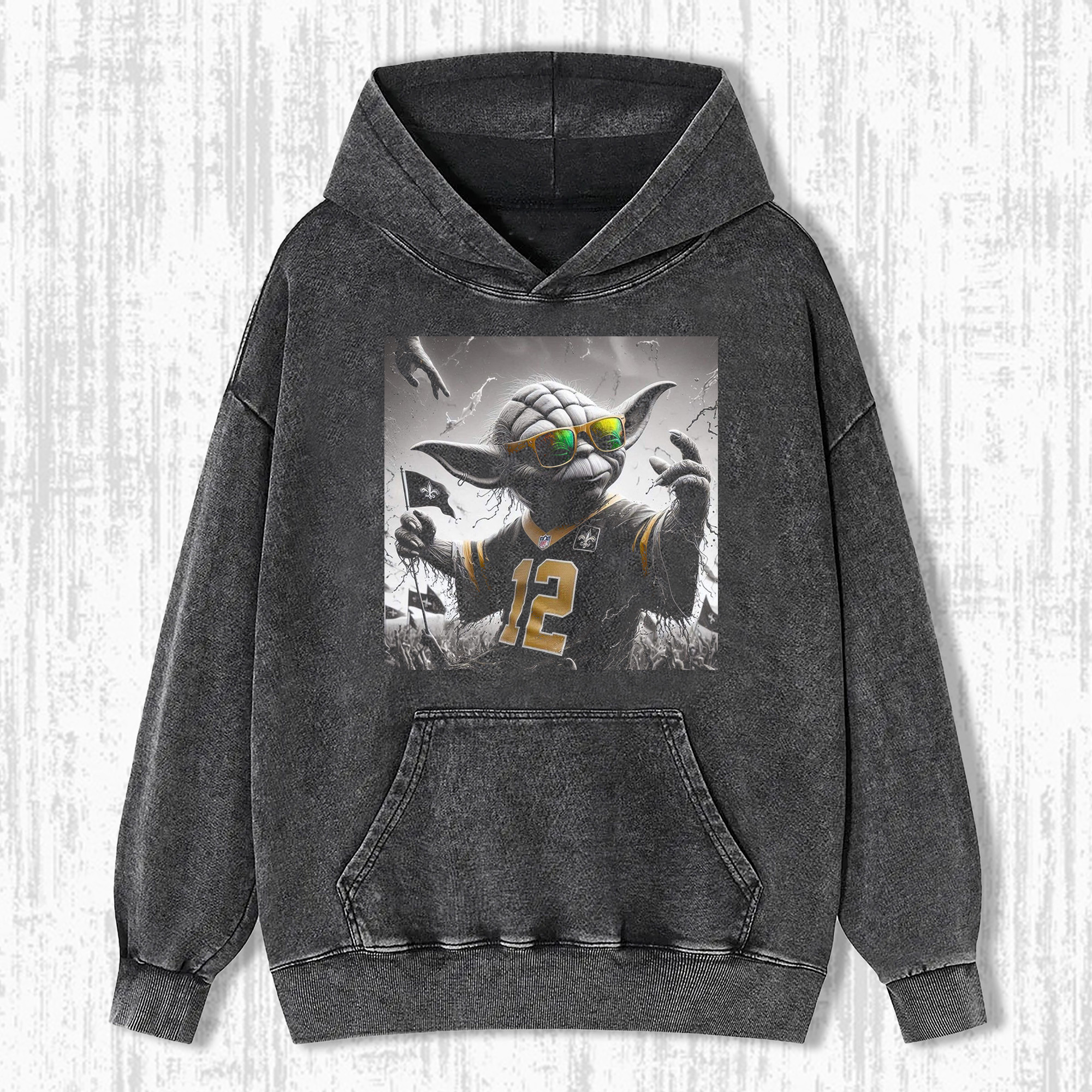 Yoda New Orleans Saints Hoodie Gifts For Star Wars Enthusiasts