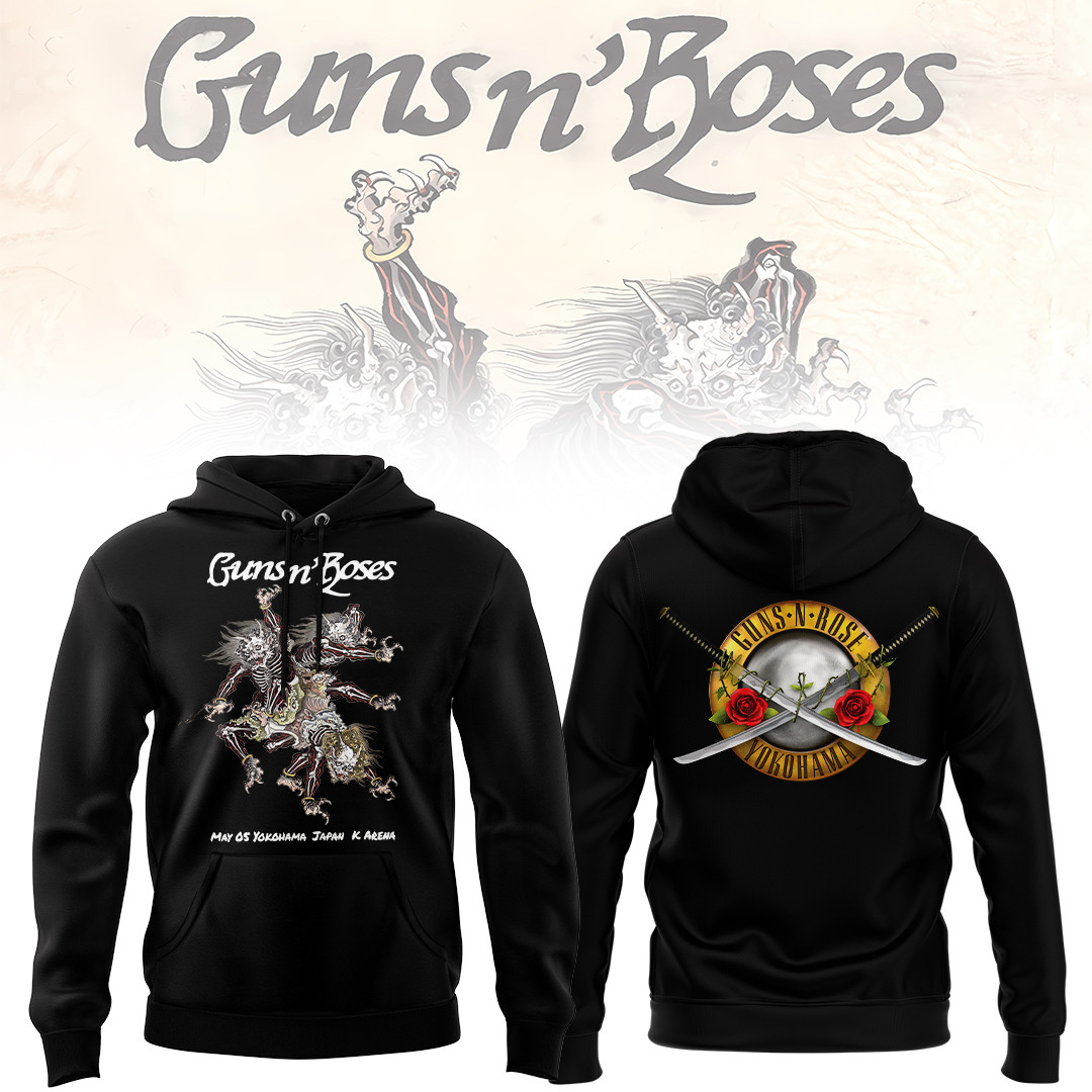 Yokohama Music Concert Black Hoodie Gift For Concert Lover