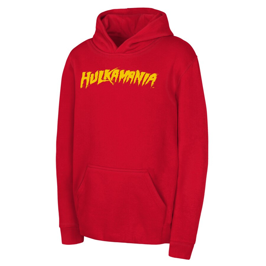 Youth Red Hulk Hogan Primary Logo Pullover Hoodie RIP Gift For Fans