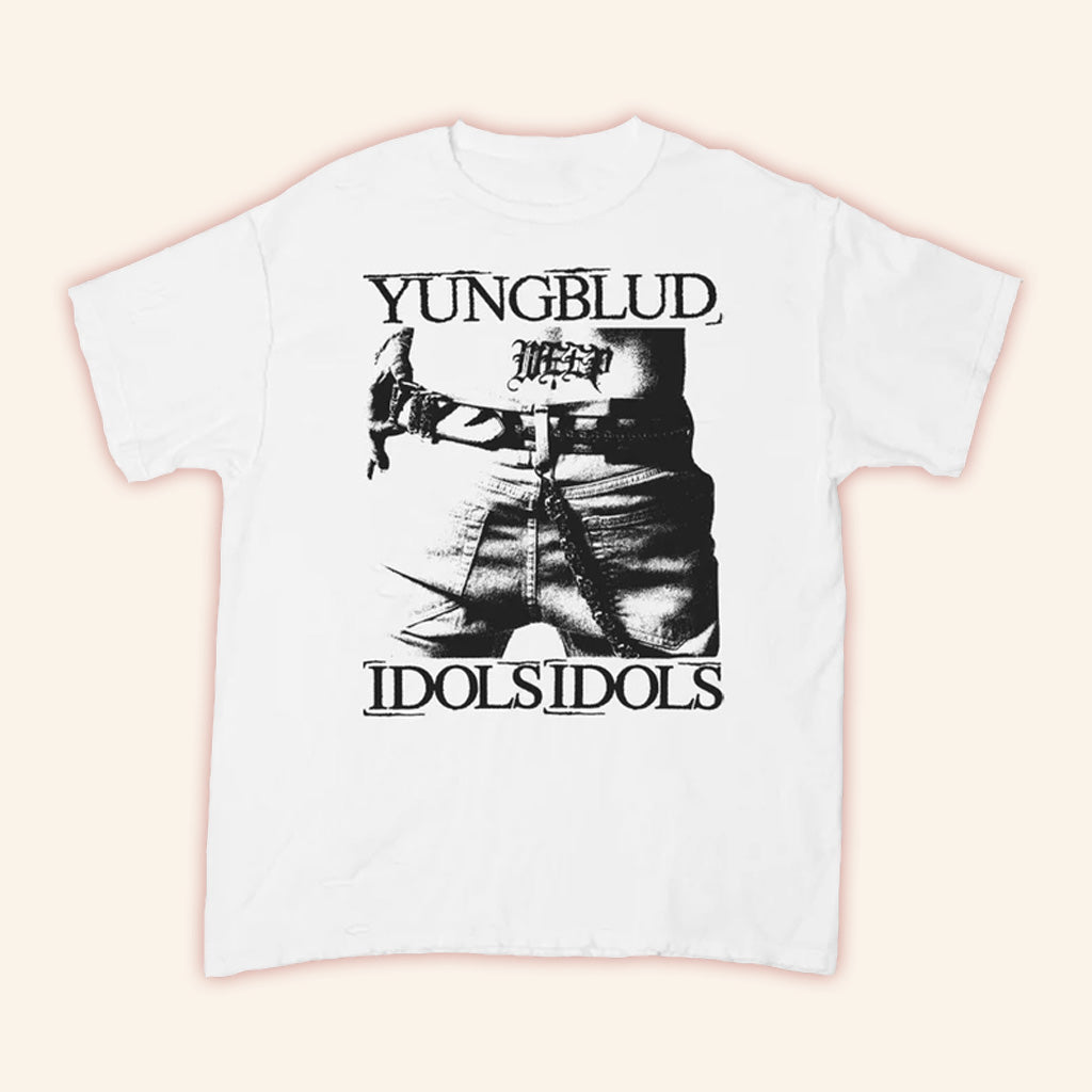 Yungblud Merch White Tattoo T-Shirt Music Lover Gifts For Him