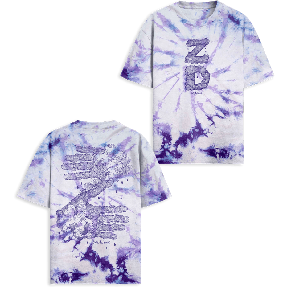 Zeds Dead Merch Cloudy Daze Tie Dye T-Shirt Zeds Dead Shirt Top 10 Father's Day Gifts