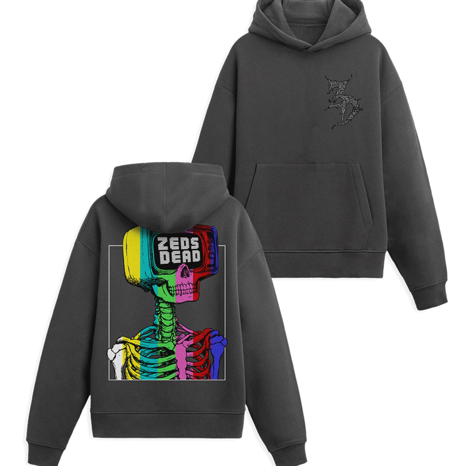 Zeds Dead Merch Test Pattern Hoodie Zeds Dead Hoodie Fathers Day Gifts Special Gifts For Fans