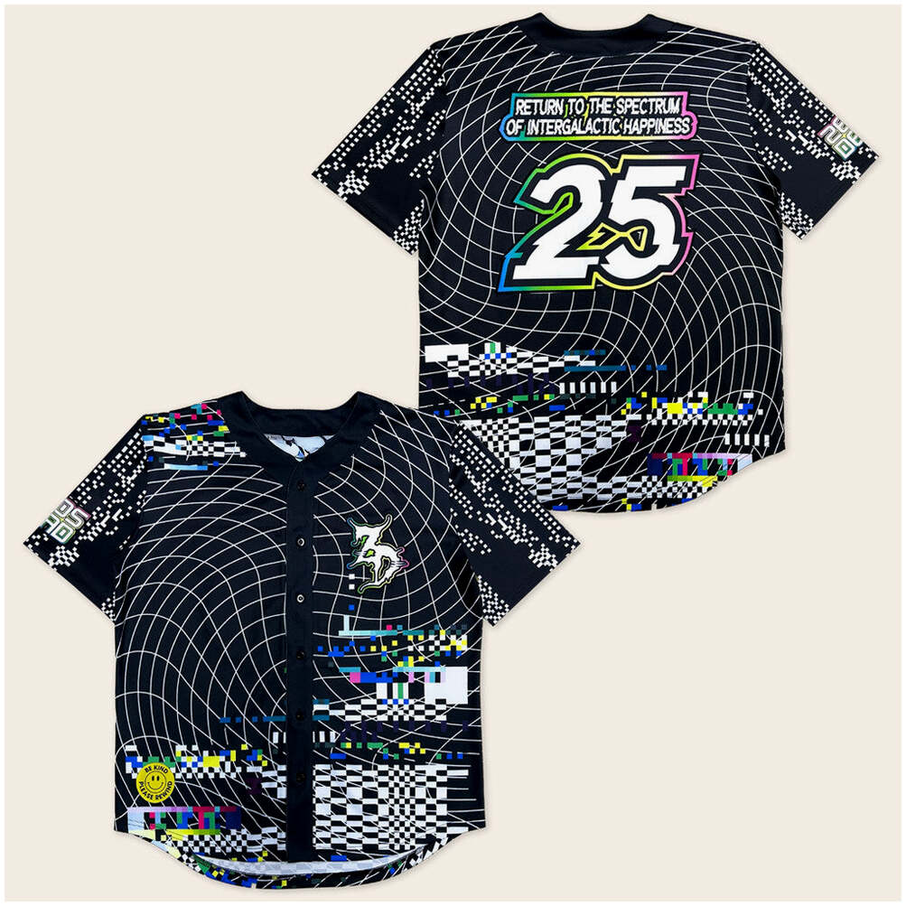 Zeds Dead Official Merch Shop Zeds Dead Glitch Baseball Jersey Gifts For Besties Gifts For Him