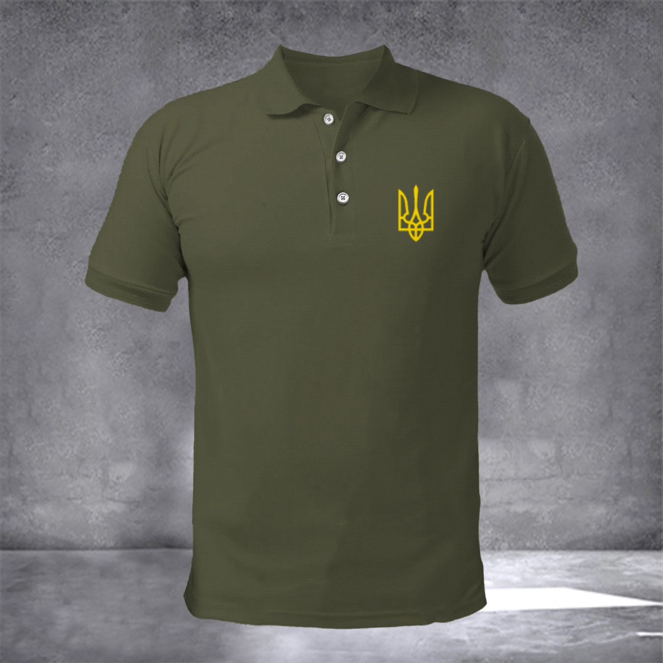 Zelensky Polo Shirt Ukrainian Trident Symbol Ukraine Clothing Gifts For Husband