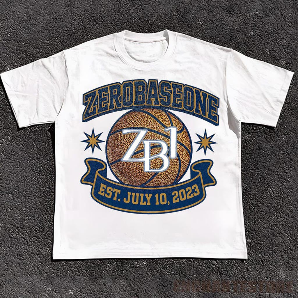 Zerobaseone SlamDunk Shirt Zerobaseone Never Say Never T-Shirt Never Say Never Album ZB1 Shirt