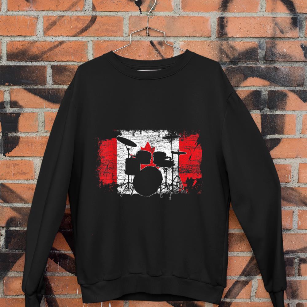 Canadian Drummer Gifts Drums Canada Sweatshirt