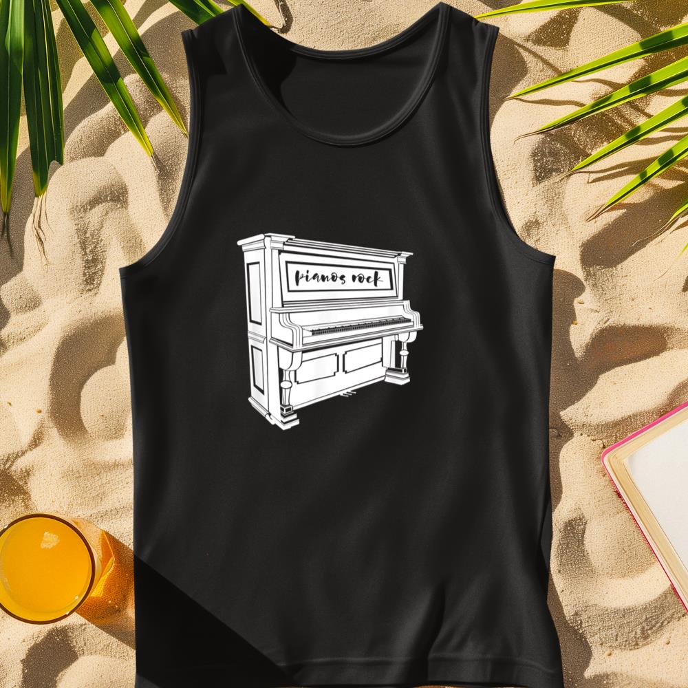 Pianos Rock Piano Tank Top
