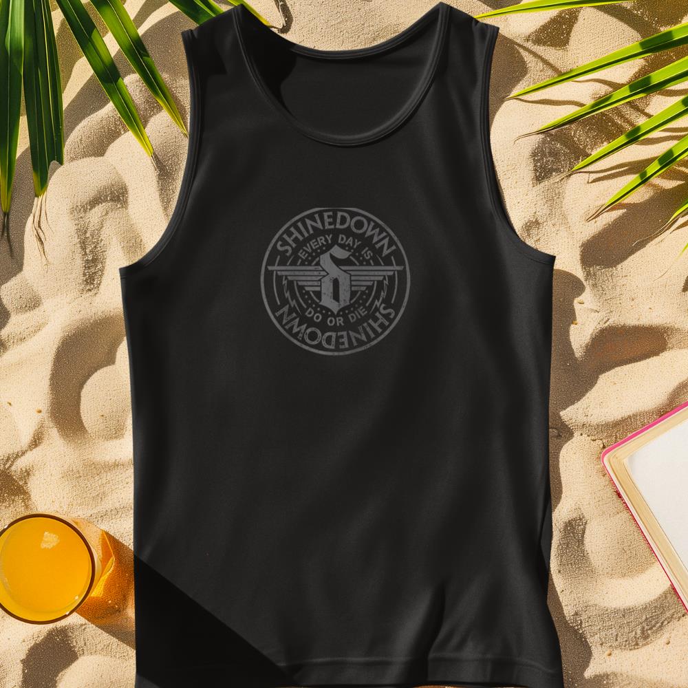 Shinedown Do or Die Raglan Baseball Tee Tank Top