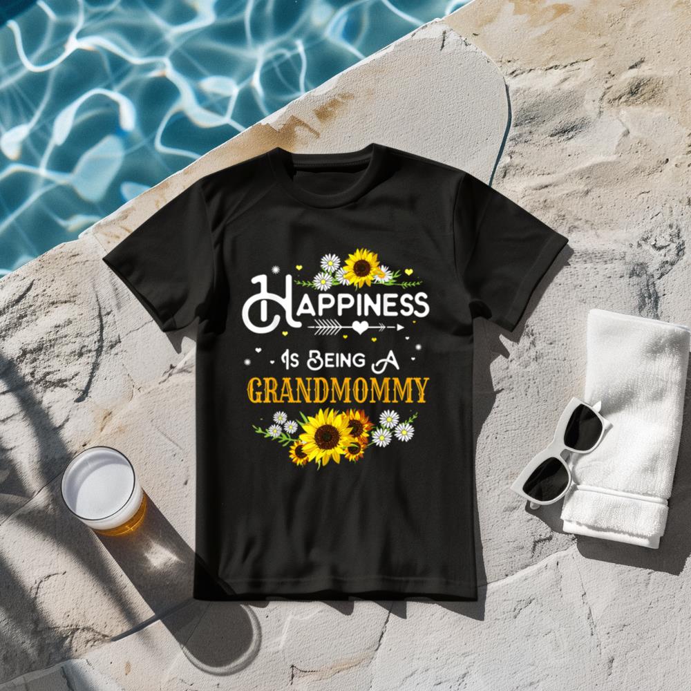 Happiness is Being a Grandmommy Mother's Day Gift T-Shirt