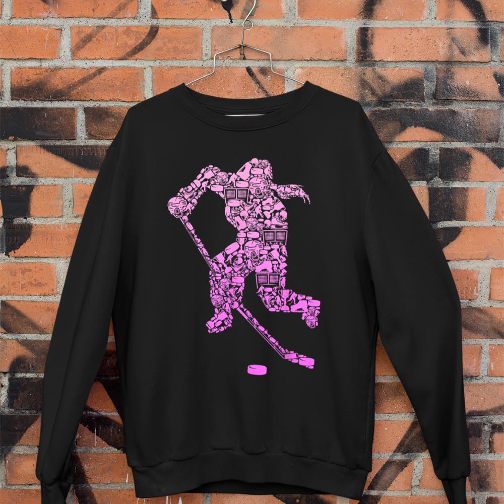 Hockey Player Ice Hockey Youth Girls Women Kids Sweatshirt