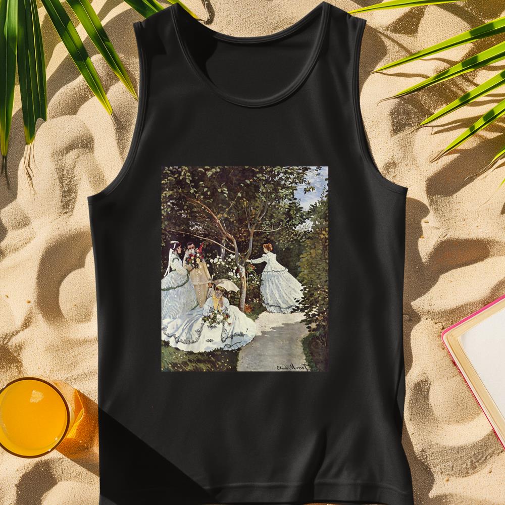 Monets Women in the Garden Tank Top
