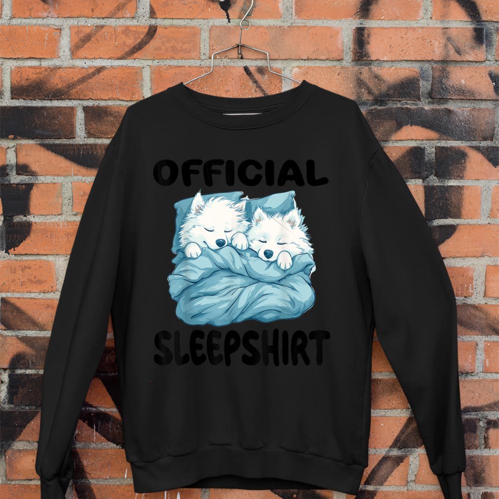 American Eskimo Dog Official Sleepshirt Pajamas Nightgown Sweatshirt