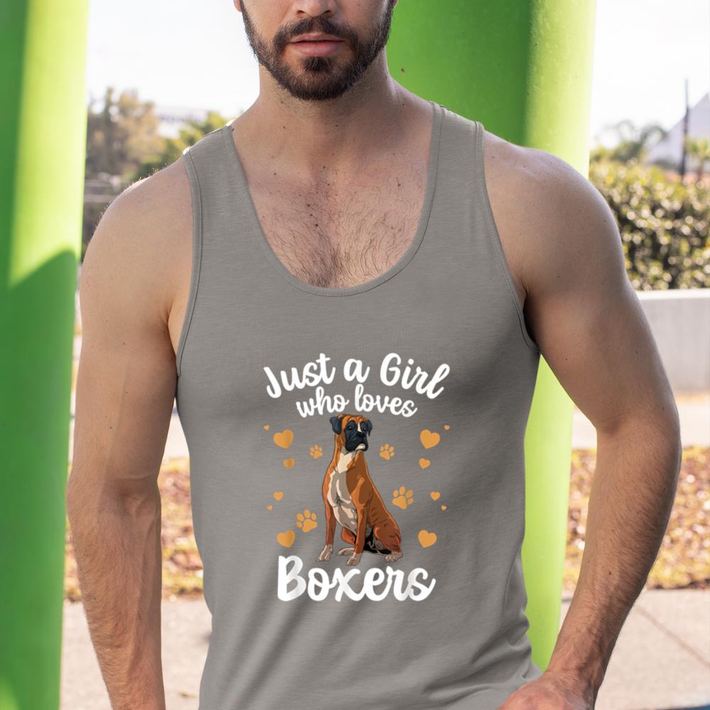 Cool Boxer Dog Art For Girls Women Kids Trainer Boxer Lovers Tank Top - Image 7