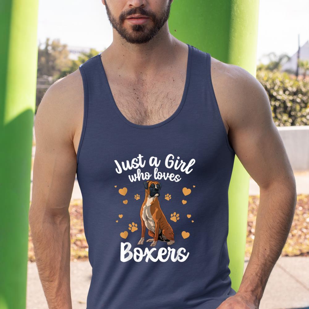 Cool Boxer Dog Art For Girls Women Kids Trainer Boxer Lovers Tank Top - Image 9