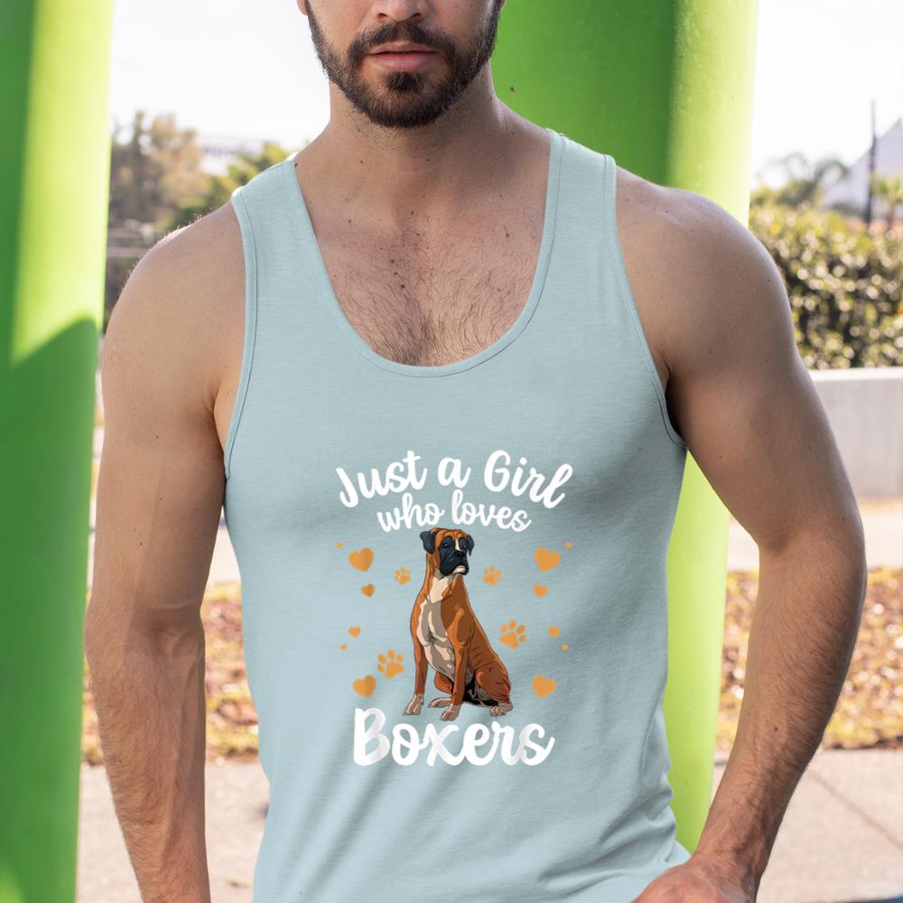 Cool Boxer Dog Art For Girls Women Kids Trainer Boxer Lovers Tank Top - Image 11