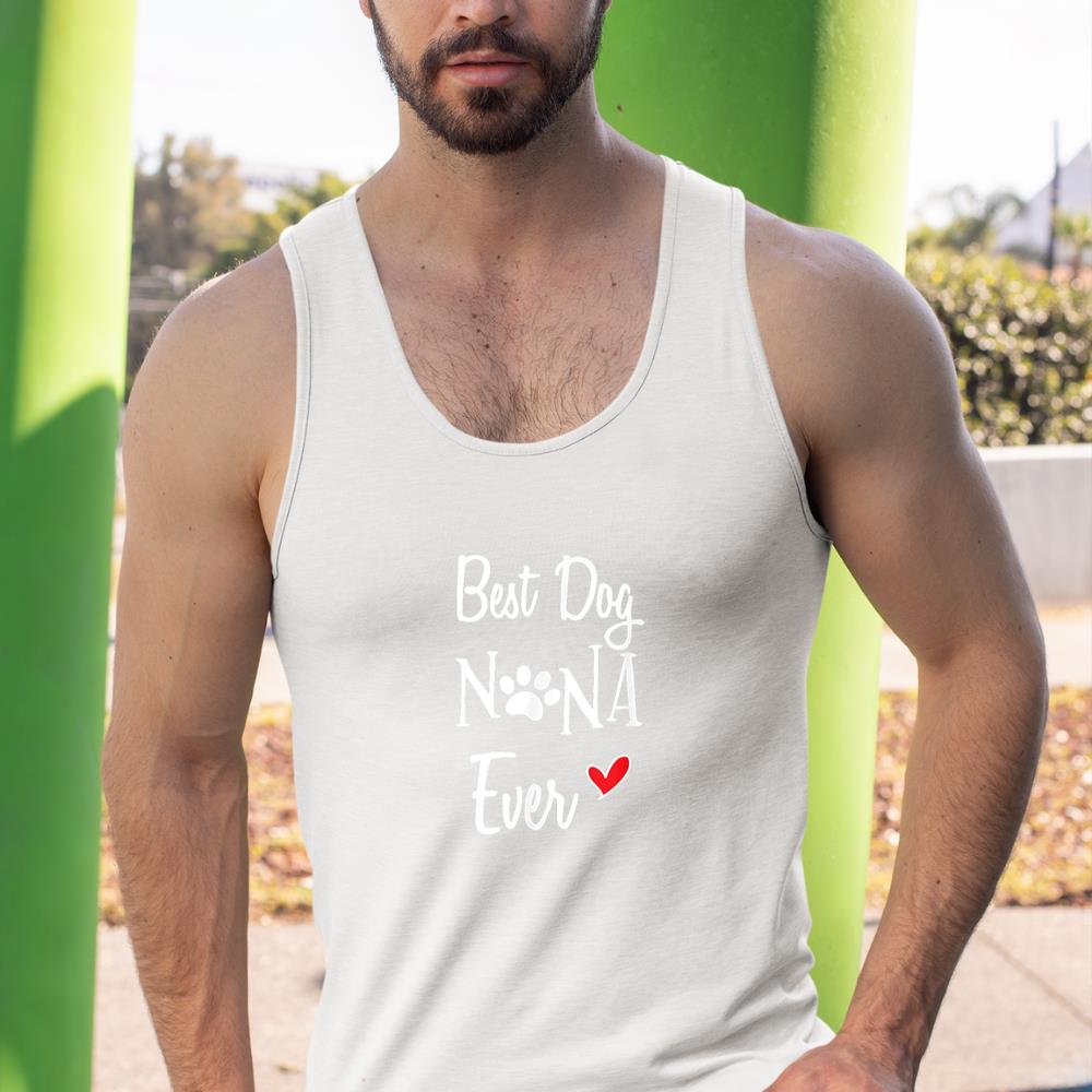 Cute Best Dog Nana Ever Shirt Dog Grandma Dog Nana Gift Tank Top - Image 5