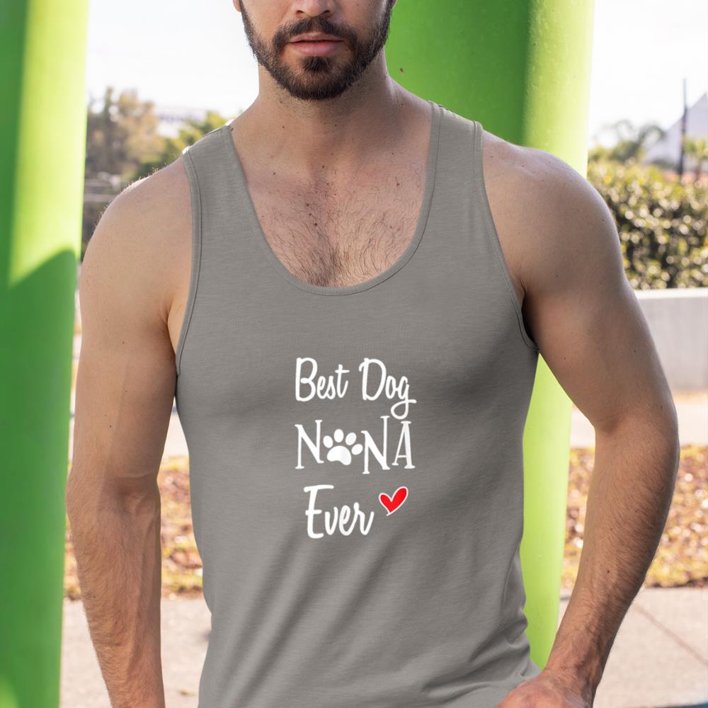 Cute Best Dog Nana Ever Shirt Dog Grandma Dog Nana Gift Tank Top - Image 7