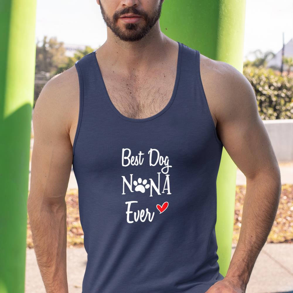 Cute Best Dog Nana Ever Shirt Dog Grandma Dog Nana Gift Tank Top - Image 9