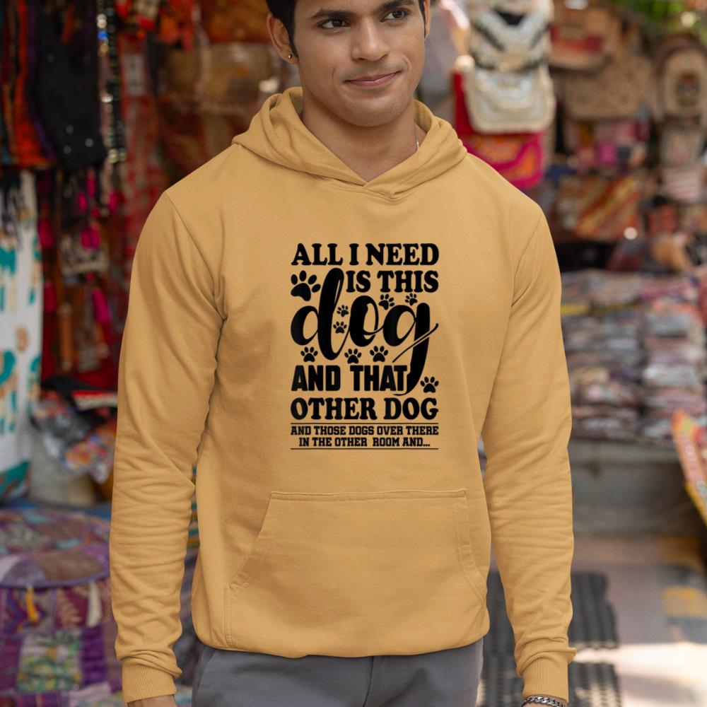 Dog Lover All I Need Is This Dog And That Other Dog Graphic Hoodie - Image 13