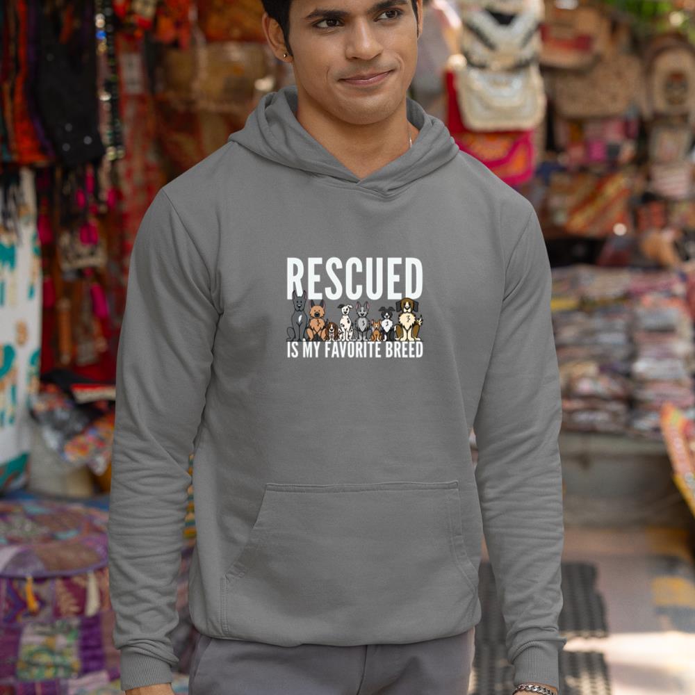 Dog Lovers Long Sleeve Shirt Women Men Kids Rescue Dog Shirt Hoodie - Image 7