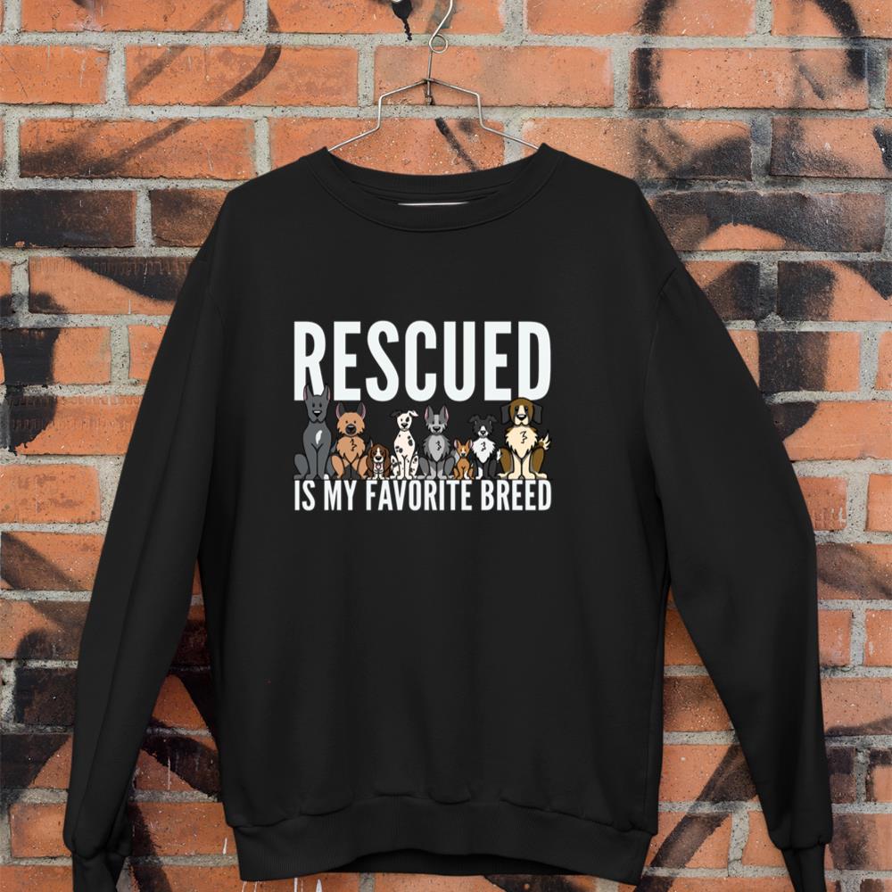 Dog Lovers Long Sleeve Shirt Women Men Kids Rescue Dog Shirt Sweatshirt