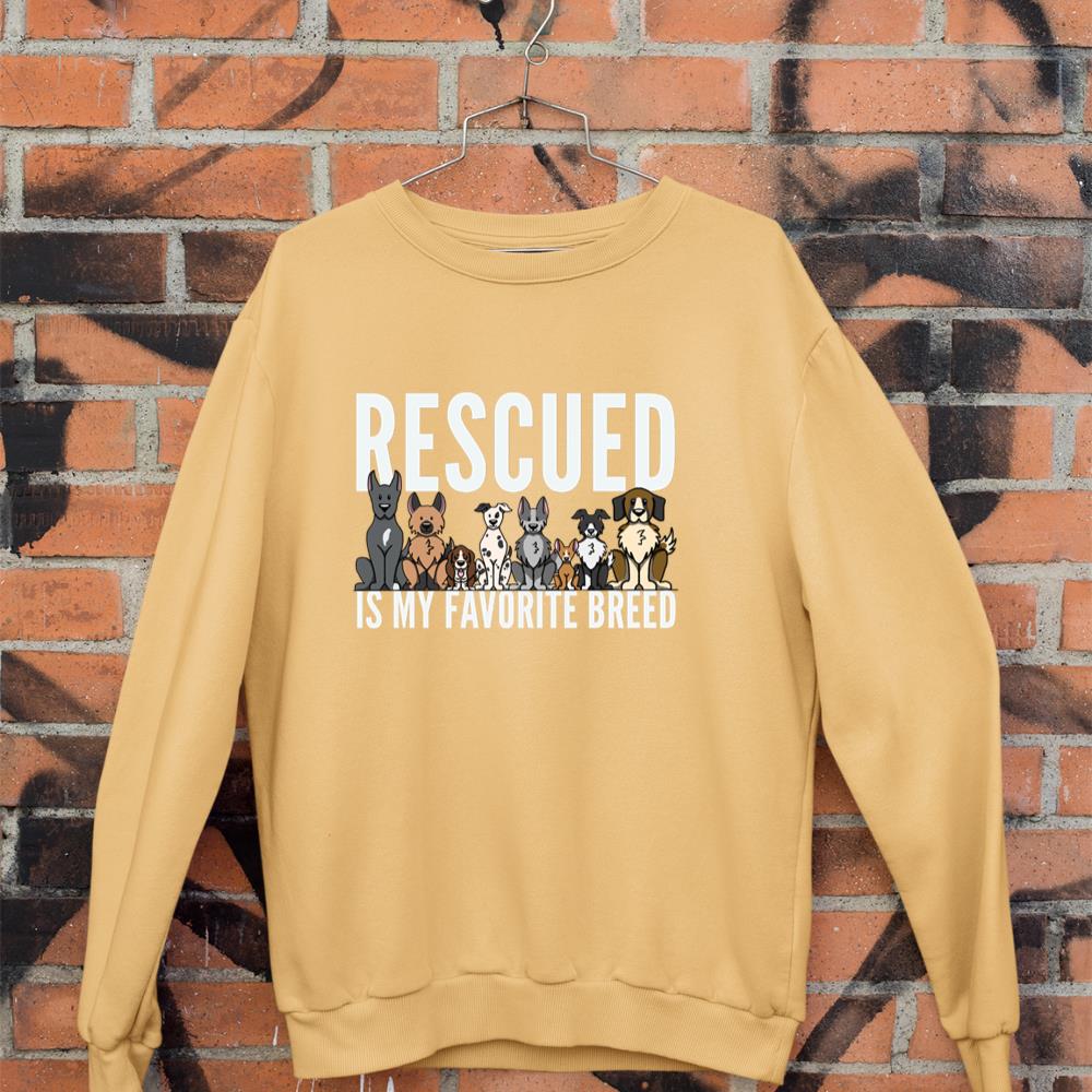 Dog Lovers Long Sleeve Shirt Women Men Kids Rescue Dog Shirt Sweatshirt - Image 11