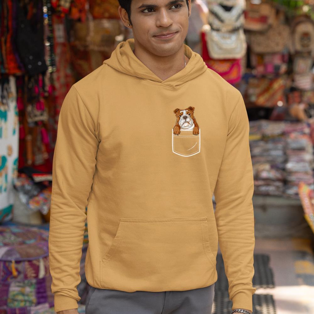 English Bulldog in Your Front Pocket T Shirt Dog Animals Tee Hoodie - Image 13