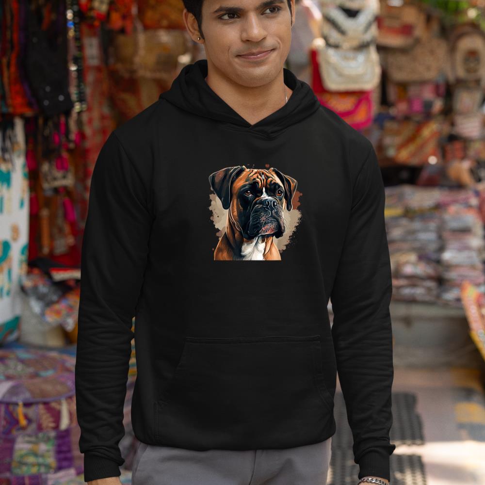 Funny Dog Boxer Hoodie - Image 3