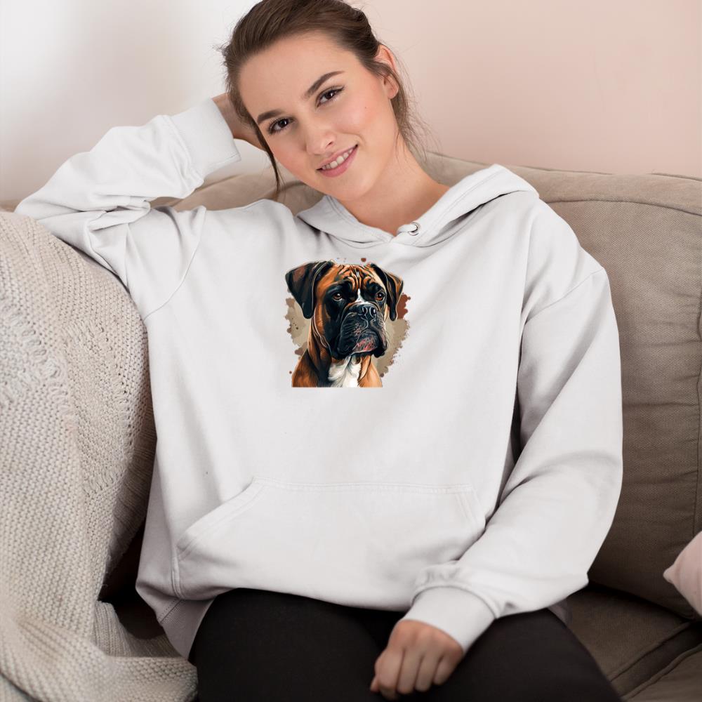 Funny Dog Boxer Hoodie - Image 4
