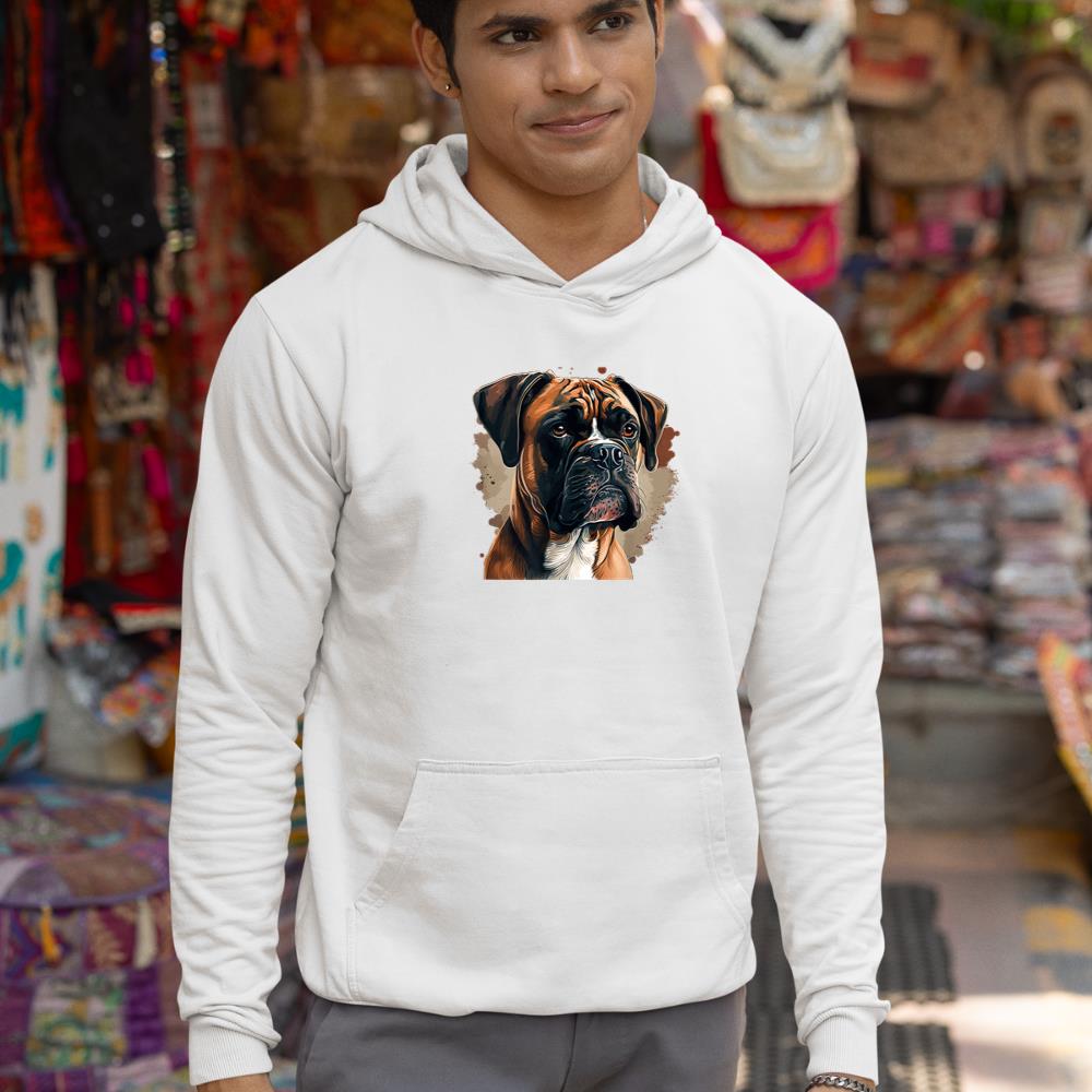 Funny Dog Boxer Hoodie - Image 5